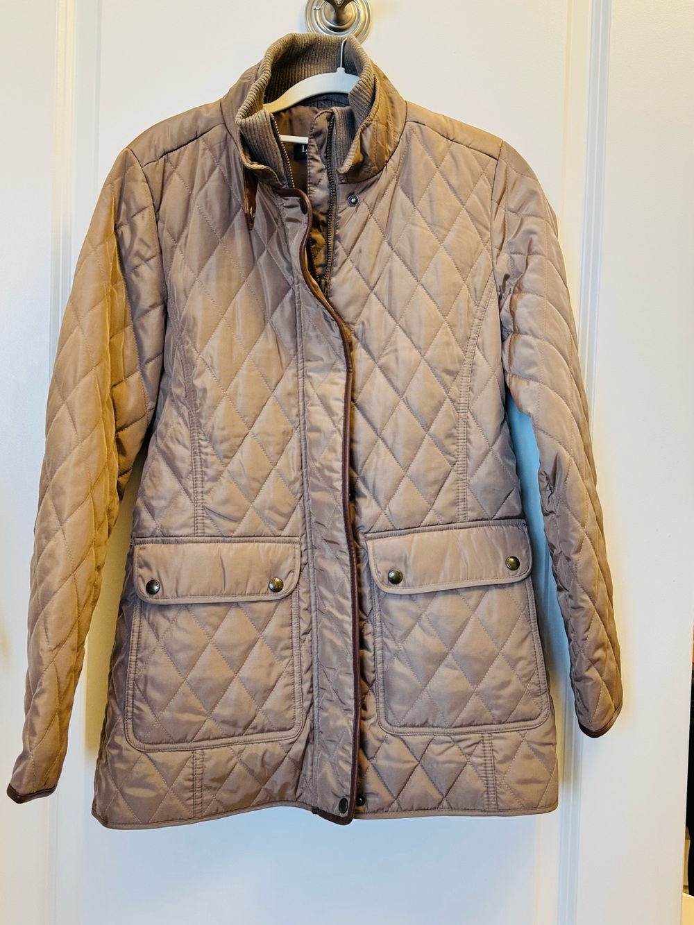 Lauren Ralph Lauren Quilted Tan Women's Jacket